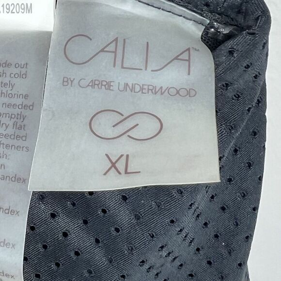 Calia by Carrie Underwood Black Strappy Crop Top Tank Top Bra Size XL - Picture 10 of 11